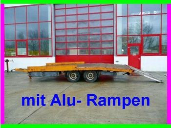 Kempf Tandemtieflader mit Alu  Rampen - Pótkocsi mélybölcsős