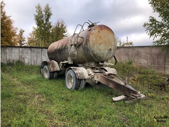 Tartályos pótkocsi a következők szállításához élelmiszer WATER tank (vandens cisterna): 1 kép.