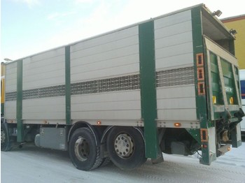 Állatszállító teherautó Scania 114 6x2 Schweinetransp Doppelstock