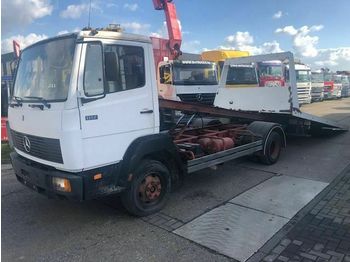 Autószállító teherautó Mercedes-Benz 817 STEEL SPRING