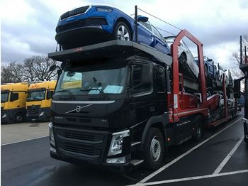 Autószállító teherautó Volvo FM11 450E6 + Eurolohr 1.53 EVO