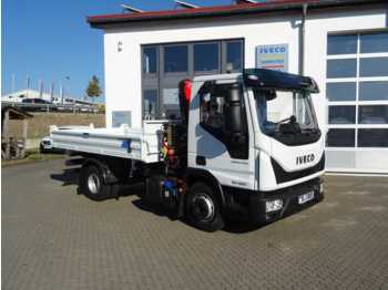 Billenőplatós teherautó Iveco Eurocargo ML80E22 Kipper + Kran Fassi F40 +Funk