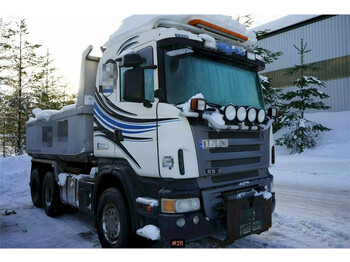 Scania R580 6x4 Tipper truck with steel suspension. 465.0 - billenőplatós teherautó