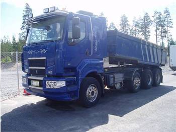 Sisu C600 E15M K-AKK 8X2 335+140+130 - Billenőplatós teherautó