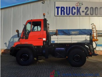 Unimog U300 Winterdienst Salzstreuer Wechsellenkung - Billenőplatós teherautó