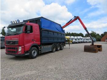 Billenőplatós teherautó Volvo FH500 8x4*4 Palfinger Epsilon M110L