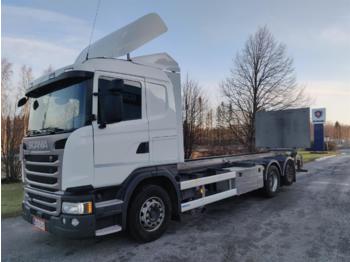 Cserefelépítményes teherautó SCANIA G490