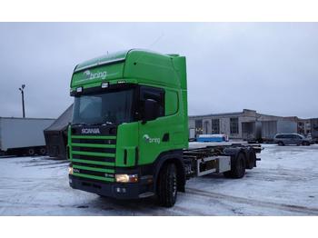 Cserefelépítményes teherautó Scania R164 GB6X2NB 480