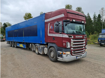 Cserefelépítményes teherautó Scania R500