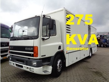 Dobozos felépítményű teherautó DAF Ati 75.240 + Manual + Mobile Generator + 275 KVA + Volvo Generator: 1 kép.