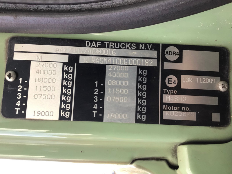 Horgos rakodó teherautó DAF FAR CF 370 VDL 21 Ton haakarmsysteem: 19 kép.