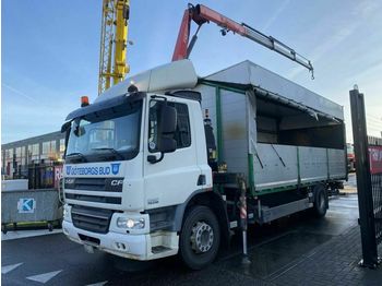 Dobozos felépítményű teherautó DAF 3 PIECES - CF 75.310 4X2 + FASSI F65A.23 MET REM