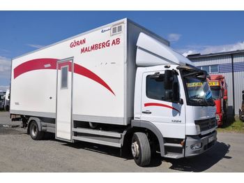 Dobozos felépítményű teherautó MERCEDES-BENZ 1224 L4X2