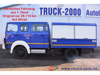 Magirus Deutz 90-16 Turbo 4x4 Ideal Expedition-Wohnmobil 1.Hd - dobozos felépítményű teherautó