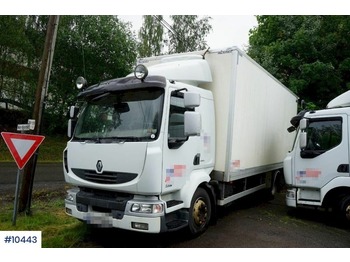 Dobozos felépítményű teherautó Renault midlum