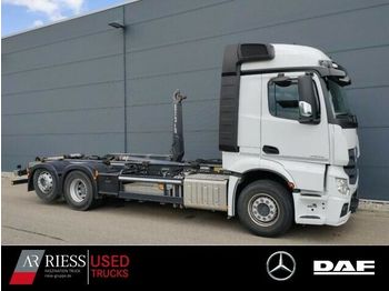 Horgos rakodó teherautó Mercedes-Benz 2545 L ENA Abrollk. Meiller RS 21/70