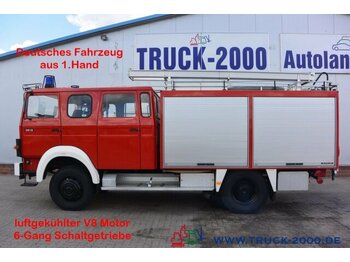 Dobozos felépítményű teherautó Iveco 120 - 23 AW LF16 4x4 V8 nur 10.298 km- Feuerwehr: 1 kép.