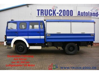 Dobozos felépítményű teherautó Iveco 120-23 AW V8 4x4 Ideal als Expedition-Wohnmobil: 1 kép.