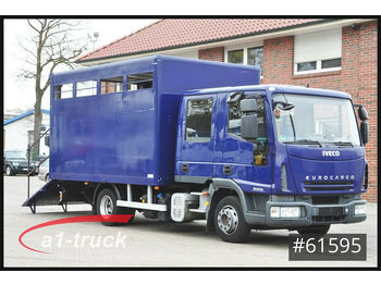 Állatszállító teherautó Iveco ML80E18D, Pferde, 7 Sitze, Doka Tüv 11/21: 1 kép.