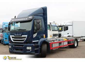 Cserefelépítményes teherautó Iveco Stralis 310 + EURO 6 + BE apk 04-2024: 1 kép.