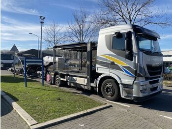 Autószállító teherautó Iveco Stralis 500 6X2 EURO 6 + RETARDER - ROLFO TRUCKT: 1 kép.