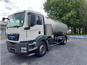 Tartályos teherautó a következők szállításához tej MAN TGS 18.360 INSULATED STAINLESS STEEL TANK 2 COMP 11000L: 1 kép.