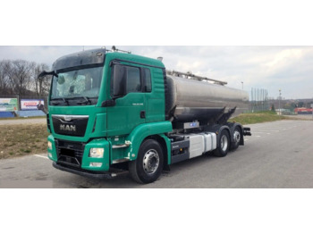 Tartályos teherautó a következők szállításához tej MAN TGS 26.480 6x2 Milk tank truck: 1 kép.
