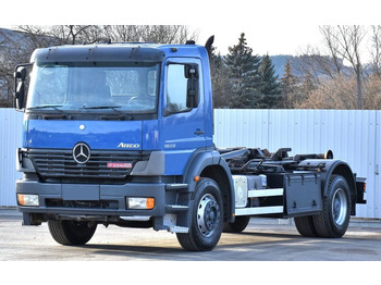 Horgos rakodó teherautó, Darus autó Mercedes-Benz ATEGO 1828 * ABROLLKIPPER * TOPZUSTAND: 3 kép.