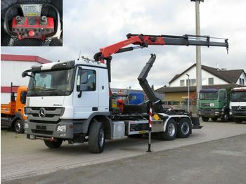 Horgos rakodó teherautó Mercedes-Benz Actros 2541 L6x2 Abrollkipper mit Kran Funk+3xhy: 1 kép.