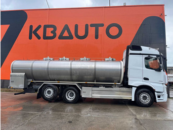 Tartályos teherautó a következők szállításához élelmiszer Mercedes-Benz Actros 2558 6x2*4 TANK 15000 l / 4400+4000+2200+4400 l: 5 kép.