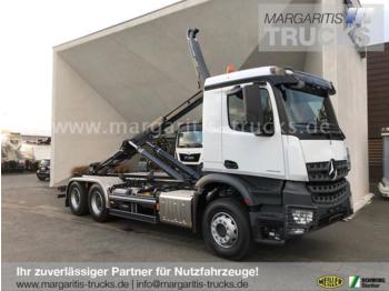 Új Horgos rakodó teherautó Mercedes-Benz Arocs 2645 LK 6x4+Meiller Abrollkipper RS 21.70: 1 kép.