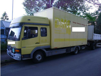 Dobozos felépítményű teherautó Mercedes-Benz Atego818 + 1.Hd.171TKM + LBW + NL 2290KG Koffer: 1 kép.