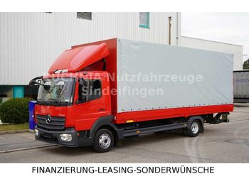 Ponyvás teherautó Mercedes-Benz Atego 818L Pritsche 7,22m LBW Klima Euro-6: 1 kép.