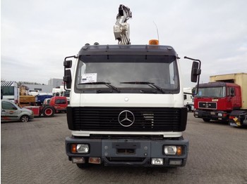 Horgos rakodó teherautó, Darus autó Mercedes-Benz SK 2433 + Semi-Auto + PTO + Serie 14 Crane + 3 pedals: 2 kép.
