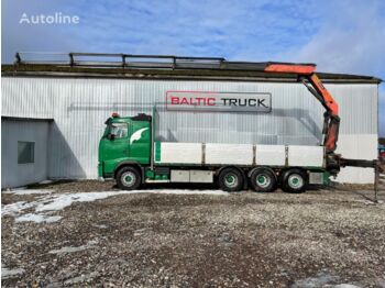 Platós teherautó VOLVO FH500, 8x4 CRANE TRUCK
