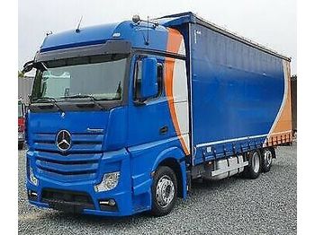 Ponyvás teherautó Mercedes-Benz Actros 6x2 2545 Jumbo Stapler-Aufnahme