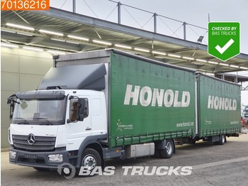Ponyvás teherautó Mercedes-Benz Atego 1530 L 4X2 Hubdach Euro 6