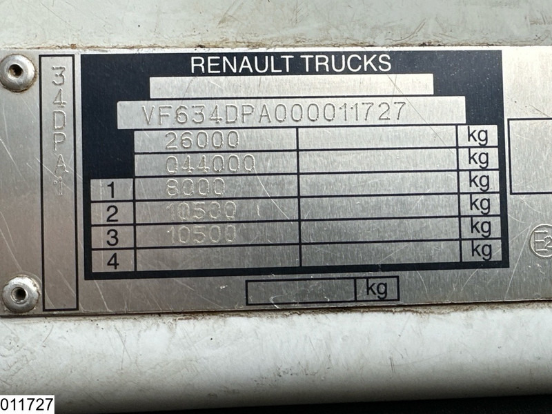 Platós teherautó, Darus autó Renault Kerax 380 Dxi 6x4, EURO 5, Palfinger, Remote,Steel suspension: 12 kép.