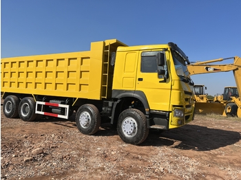 Billenőplatós teherautó a következők szállításához silózás SINOTRUK HOWO 371 Dump Truck 8x4: 3 kép.