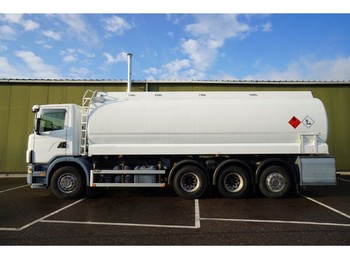 Tartályos teherautó a következők szállításához üzemanyag Scania 114G/ 340 8X4/4 FUEL TANK RETARDER 496.300KM: 1 kép.