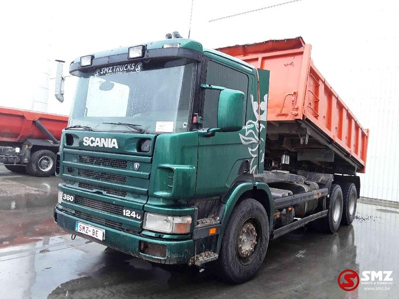 Billenőplatós teherautó Scania 124 360 manual pump: 3 kép.