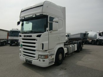 Cserefelépítményes teherautó Scania 6x2 BDF, Ladebordwand, E4 Halbautomatik: 1 kép.