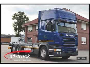 Cserefelépítményes teherautó Scania R 450 LB BDF ACC, Retarder, Navi: 1 kép.