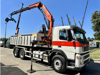 Volvo FM 440 CONTAINERSYSTEEM + KRAAN PALFINGER PK 15500 (3x) - 5e+6e F - MANUEEL - EURO 3 - BLADVERING - BE TRUCK - Teherautó - kábelrendszer