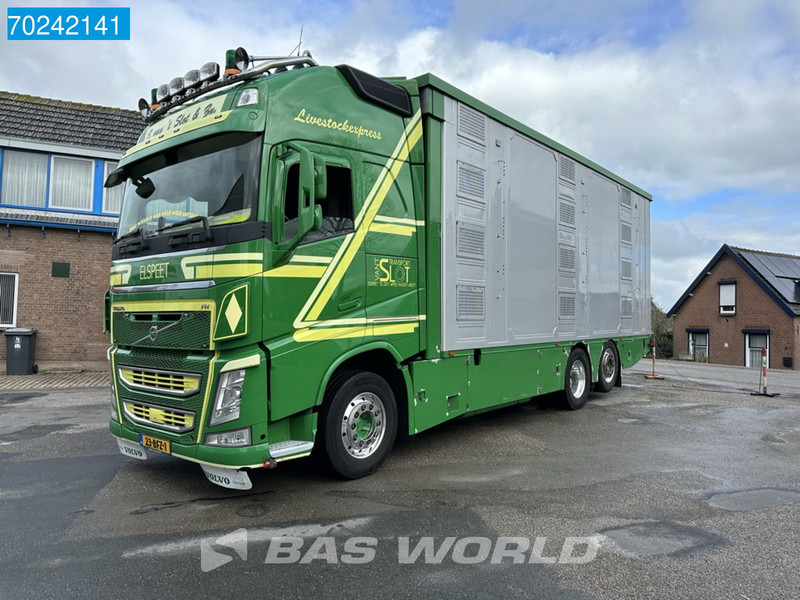 Állatszállító teherautó Volvo FH 540 6X2 NL-Truck Cattle transport I-Park Cool ACC Euro 6: 7 kép.