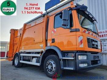 Szemetesautó a következők szállításához hulladék MAN TGM 15.250 Schörling 9m³ + Zöller 1.1*94277KM*: 1 kép.