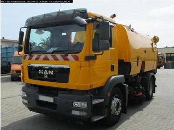 MAN TGM 18.250 4x2 BL Bucher Schörling CityFant 6000  - Utcaseprő gép
