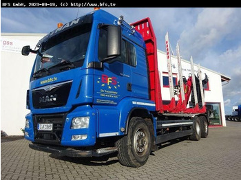 Rönkszállító teherautó MAN TGS 26.500