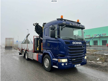 Platós teherautó SCANIA G 450