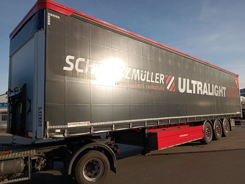 Schwarzmüller 3-A-ULTRALIGHT-Pal-Kiste Liftachse SAF 5680kgTÜV  - Ponyvás félpótkocsi: 5 kép.